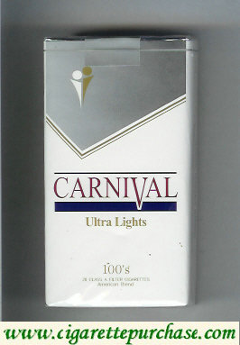 Carnival 100s Ultra Lights cigarettes